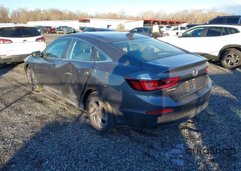 2019 Honda Insight Ex from USA, damaged, VIN 19XZE4F59KE005503